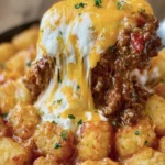 Cheesy Beef Tater Tot Casserole First Image