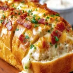 Cheesy Bacon-Stuffed Bread Loaf First Image
