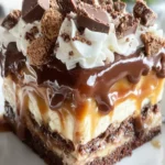 Decadent Caramel Chocolate Layered Cake First Image