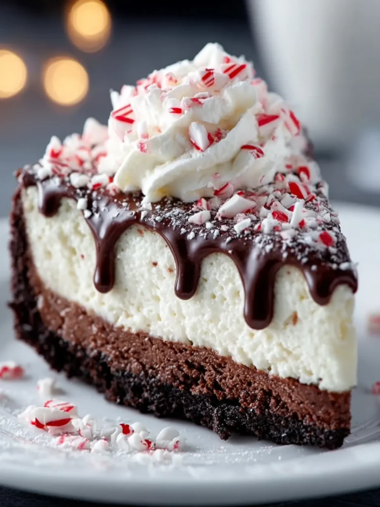 Peppermint Chocolate Cheesecake Delight First Image