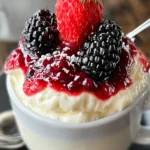 Creamy Berry Compote Dessert Cup First Image