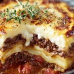 Hearty Baked Beef Lasagna Recipe First Image