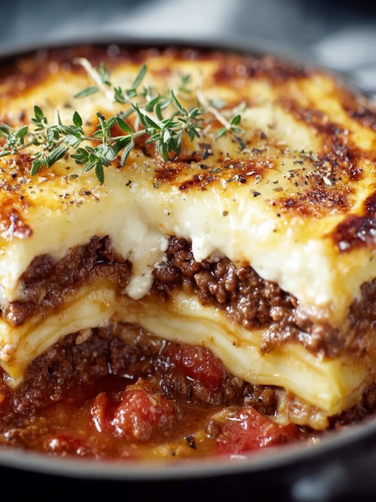Hearty Baked Beef Lasagna Recipe First Image