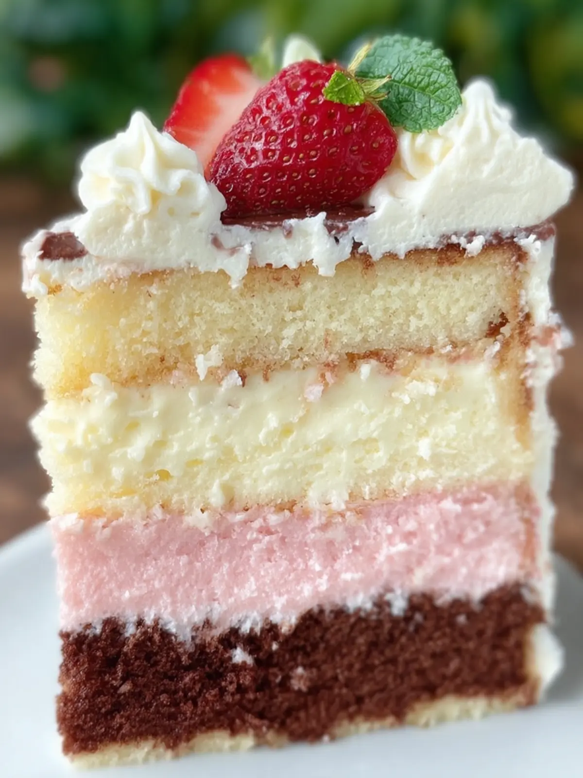 Neapolitan Layered Cake Recipe First Image