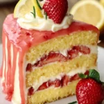 Strawberry Lemon Layer Cake First Image