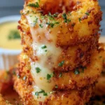 Cheesy Herb Breaded Onion Rings First Image