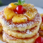 Fluffy Pineapple Upside-Down Pancakes First Image