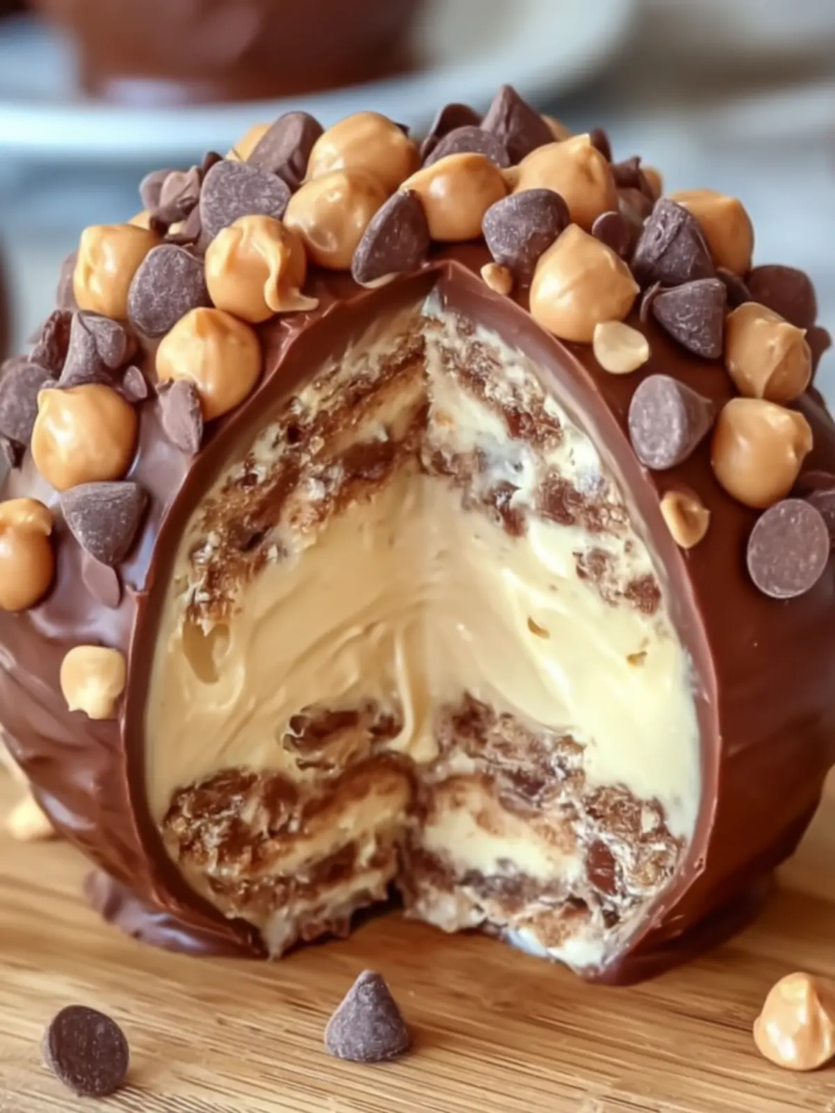 Creamy Chocolate Peanut Butter Ball First Image