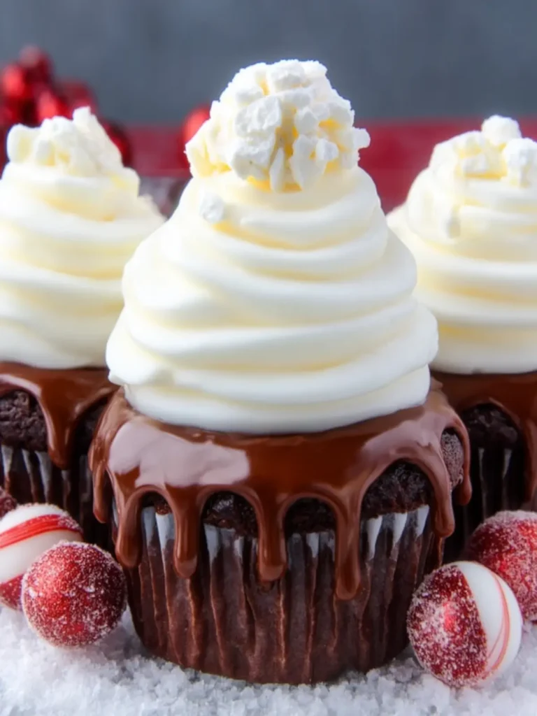 Holiday Chocolate Cupcake Treats First Image