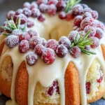 Holiday Cranberry Bundt Cake First Image