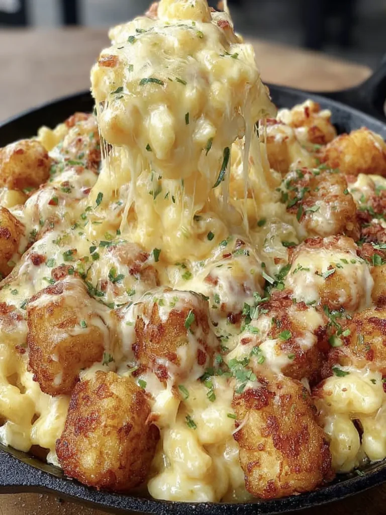Cheesy Tater Tot Macaroni Delight First Image
