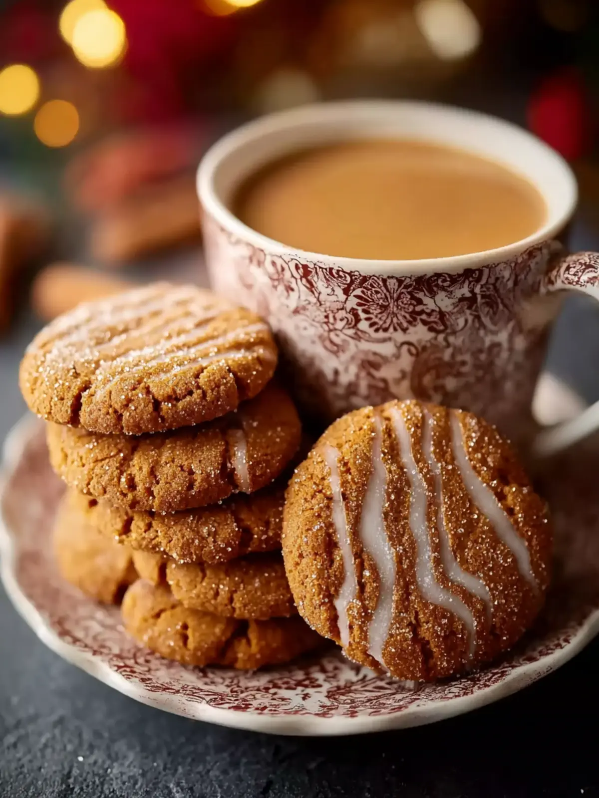 Gingerbread Latte Cookies First Image