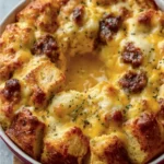 Savory Cheddar Breakfast Casserole First Image
