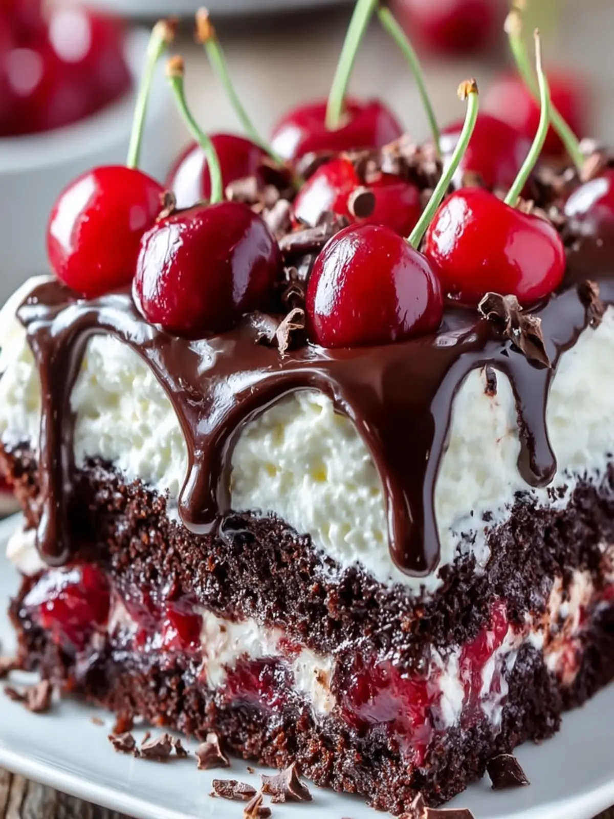 Rich Black Forest Cake Recipe First Image