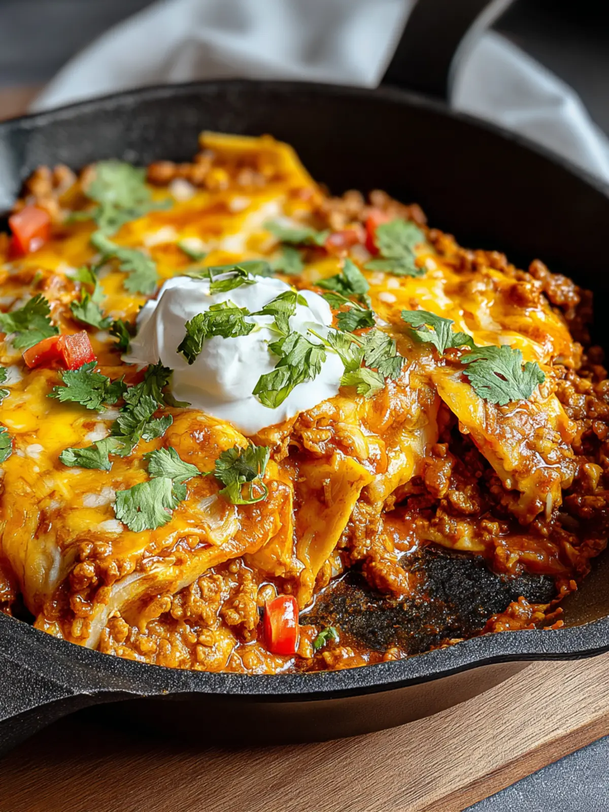 Irresistible Ground Turkey Enchilada Skillet Recipe First Image