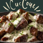 Garlic Butter Steak Bites with a Rich Parmesan Cream Sauce Recipe First Image