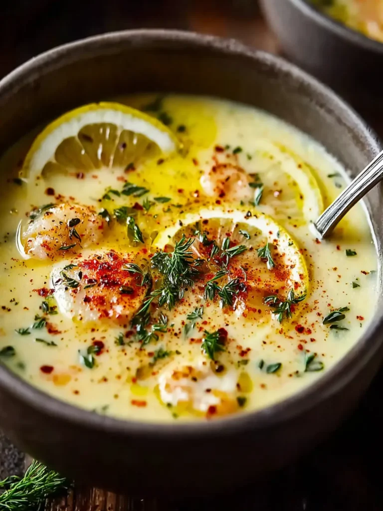 Avgolemono Soup: An Amazing Ultimate Greek Healing Lemon Soup First Image