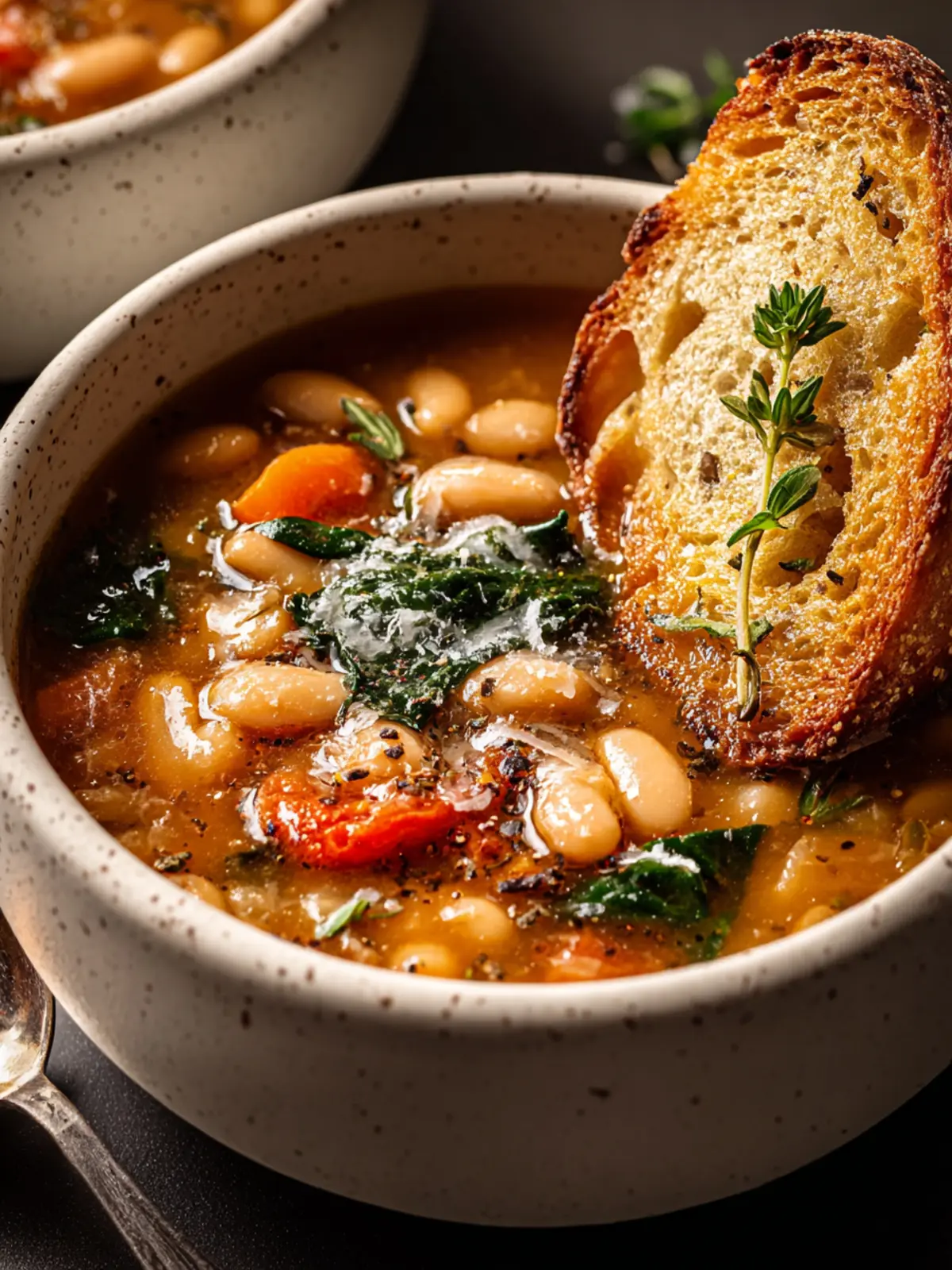 Cozy Tuscan White Bean Soup Recipe for Ultimate Comfort First Image