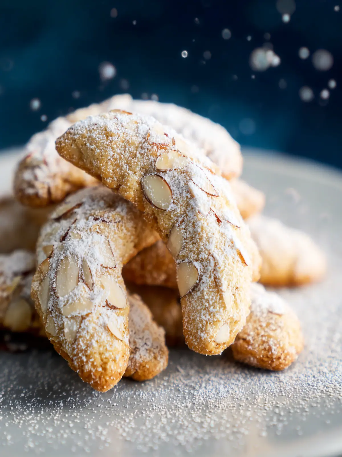 Almond Crescent Cookies First Image