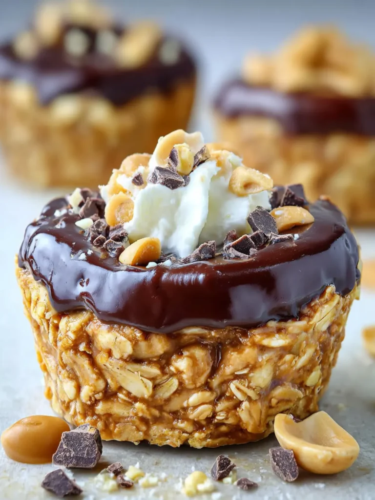No Bake Peanut Butter Granola Cups First Image