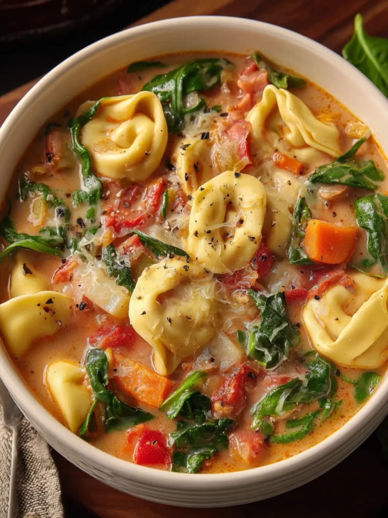 Tuscan Tortellini Soup First Image