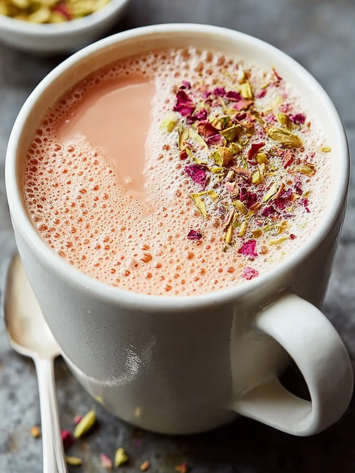 Kashmiri Pink Tea (Noon Chai): A Creamy, Aromatic Cup of Tradition First Image