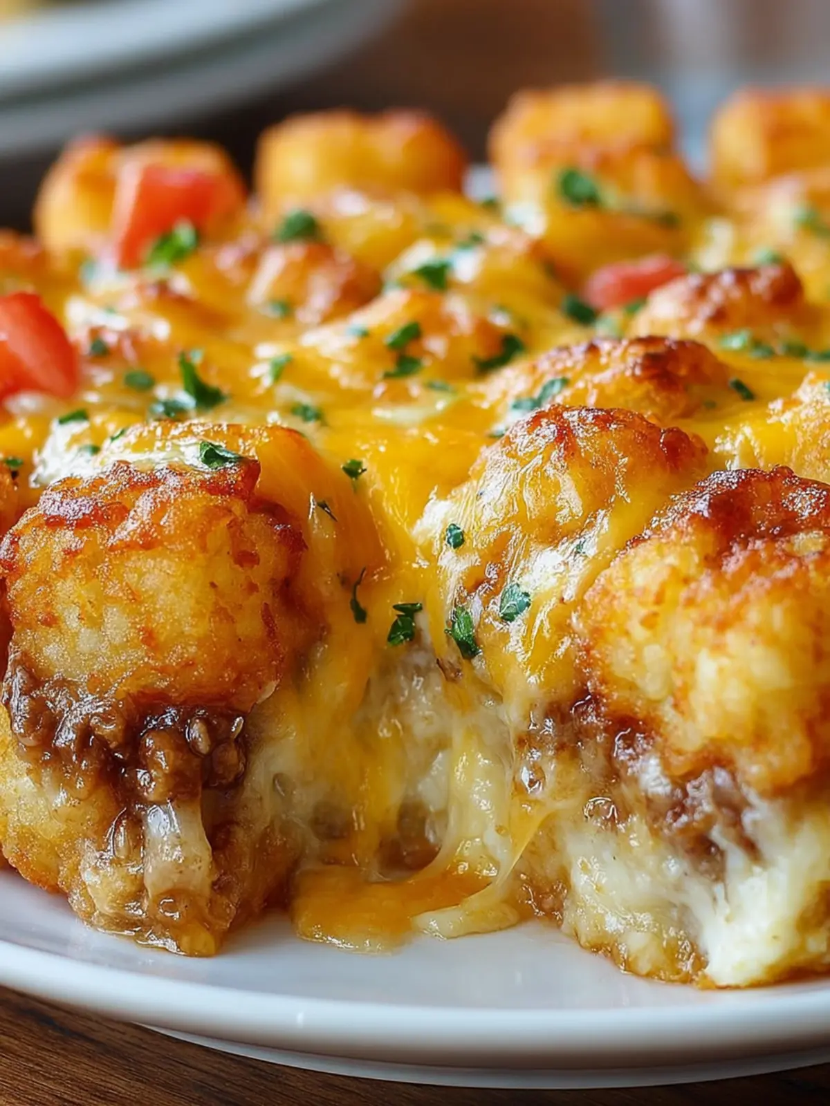 Cheesy Tater Tot Casserole First Image