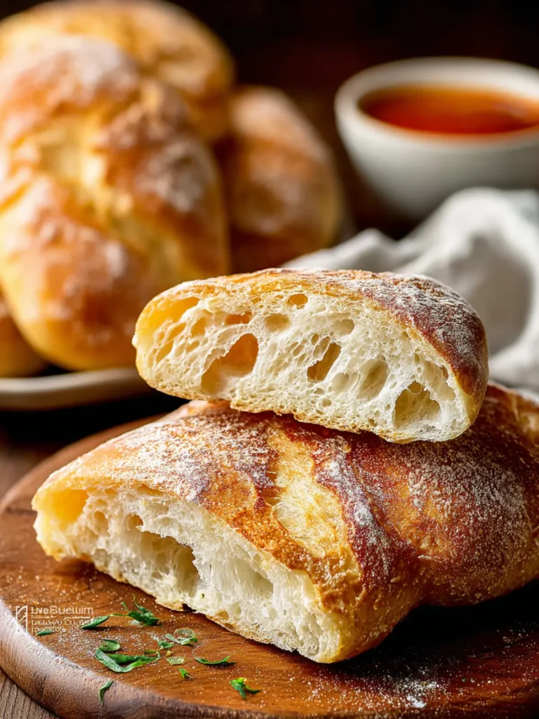 Perfect Homemade Ciabatta Bread Recipe - Soft & Crusty First Image
