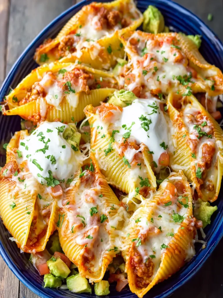 Cheesy Mexican Stuffed Shells First Image