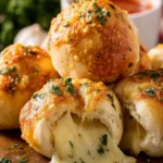 Easy Garlic Cheese Bombs with freezer rolls First Image