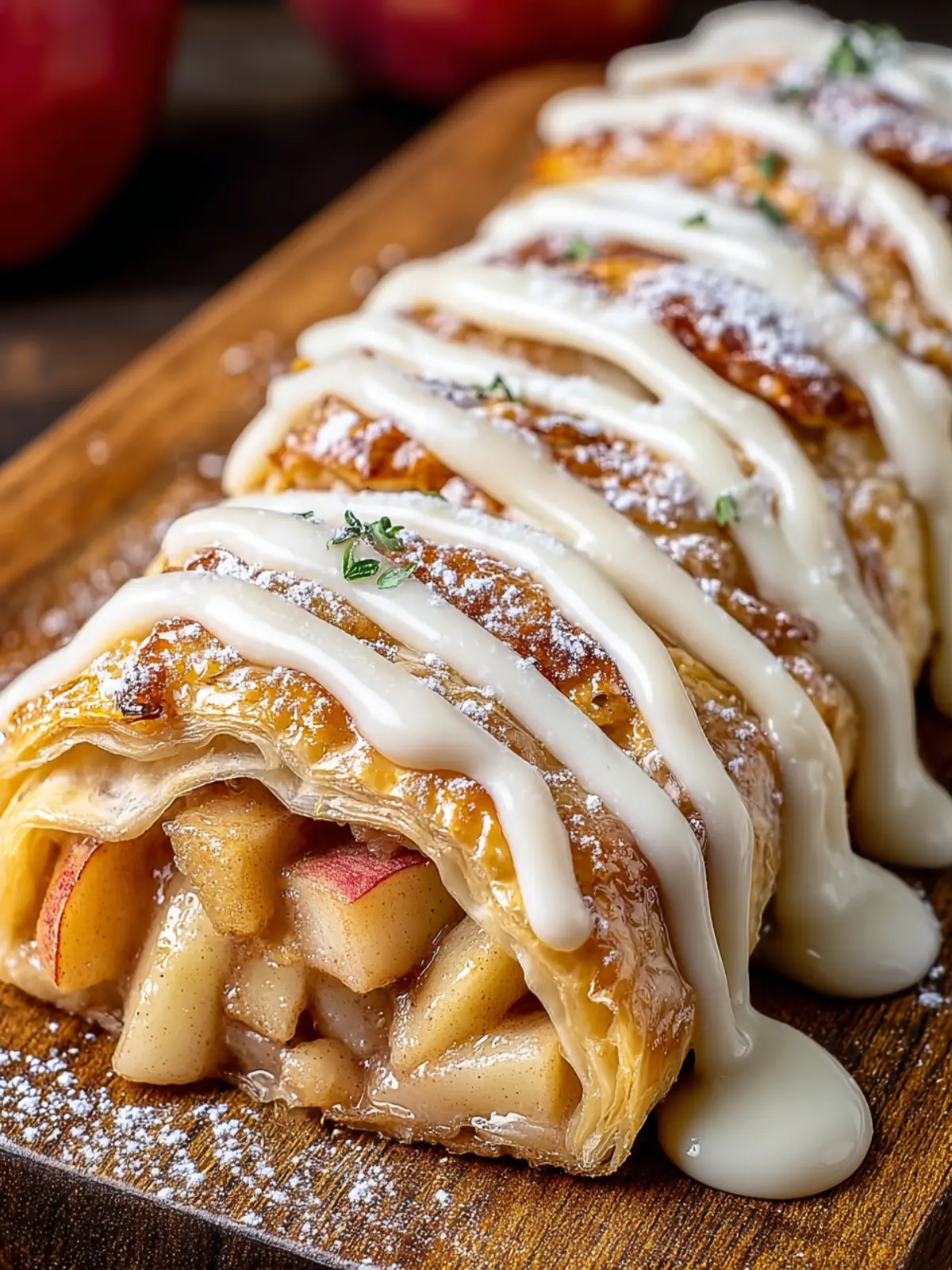 Irresistible Puff Pastry Apple Strudel Recipe Delight First Image