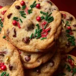 Chocolate Chip Christmas Cookies First Image