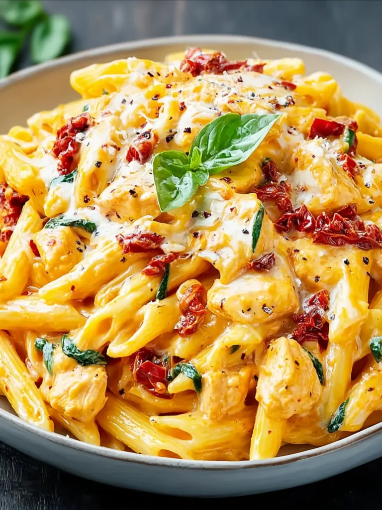 Creamy Sun-Dried Tomato Chicken Pasta: A Cozy Delight First Image