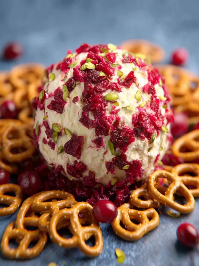 Cranberry Cheese Ball Recipe First Image