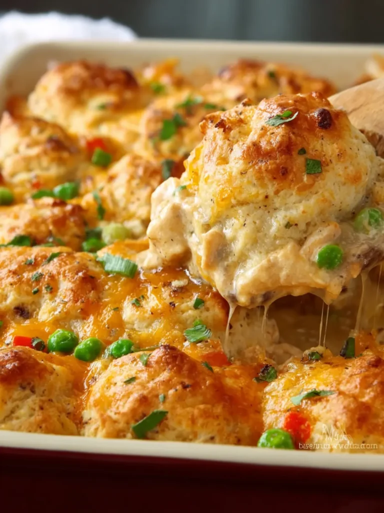 Chicken and Biscuits Casserole First Image