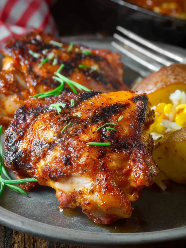 Grilled Paprika Chicken Thighs First Image