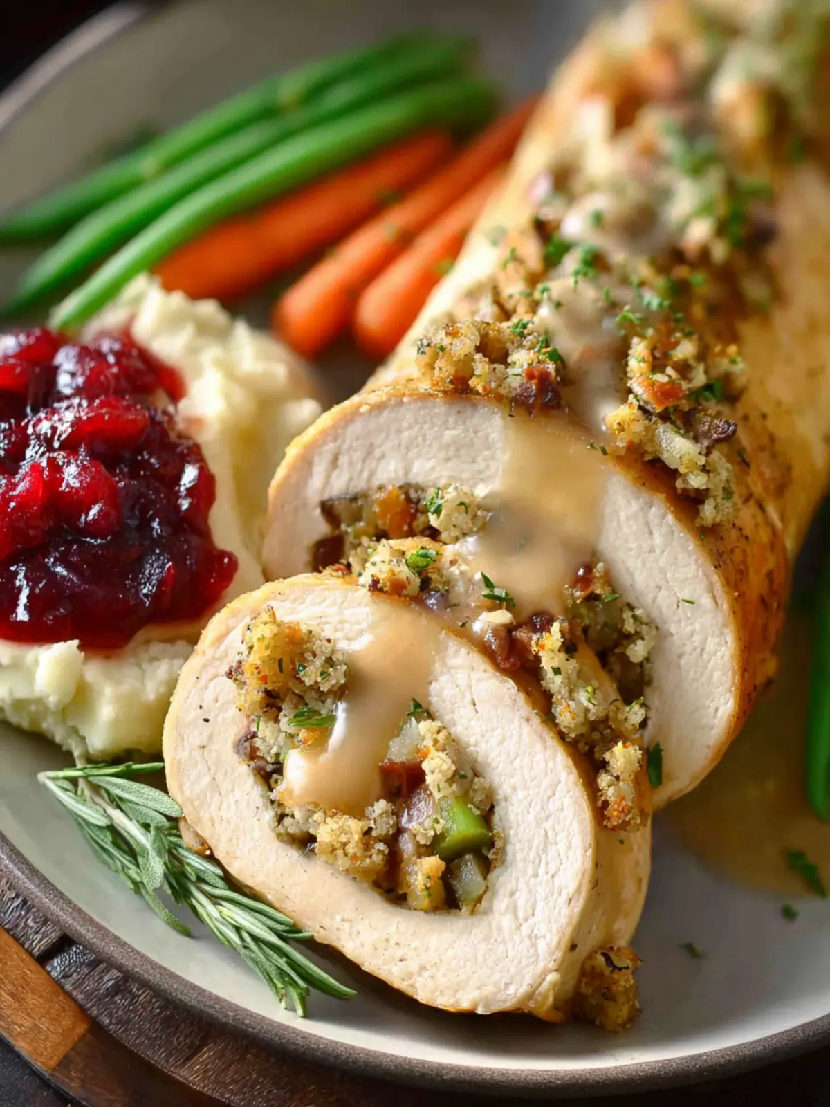 Turkey Stuffing Roll Up Recipe First Image