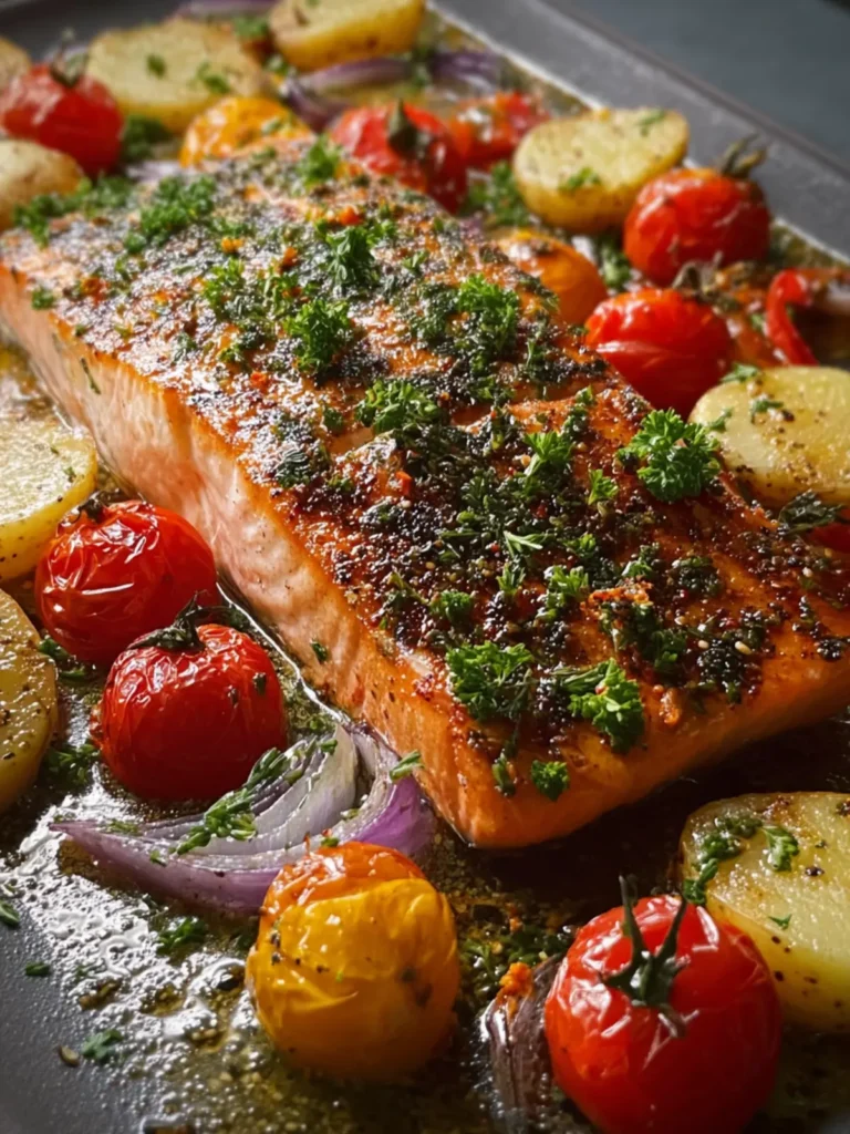 Za’atar Garlic Salmon First Image