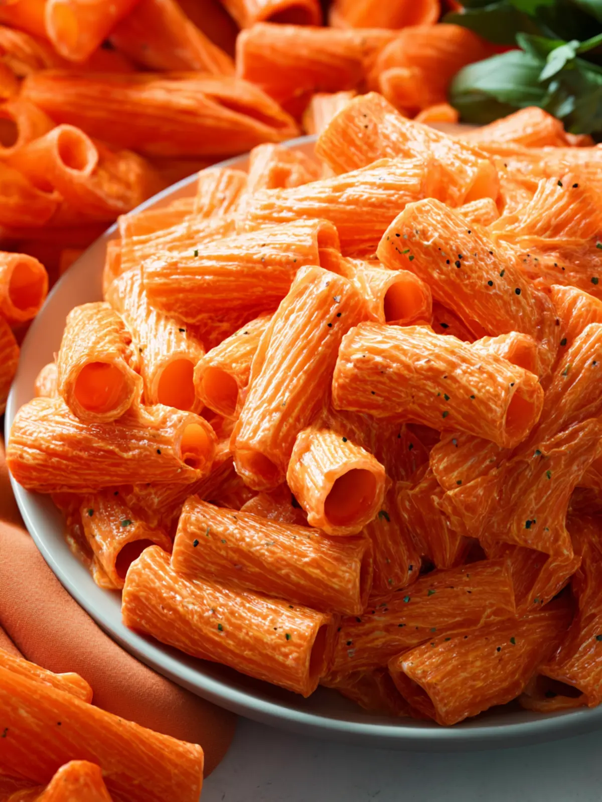 Vegan Creamy Tomato Rigatoni Pasta First Image