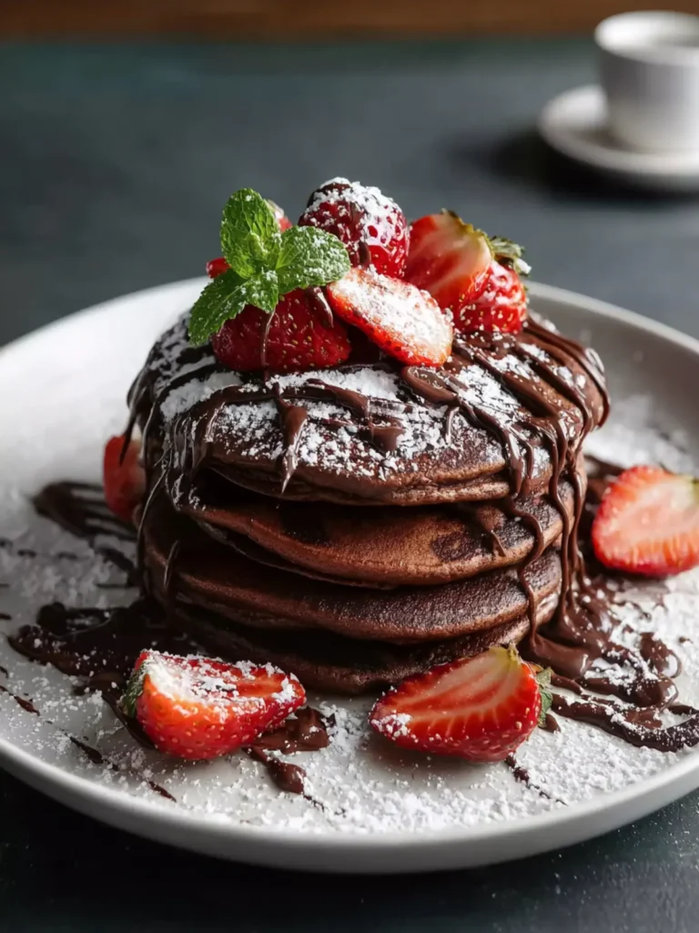 The Best Chocolate Pancakes for Cozy Mornings First Image