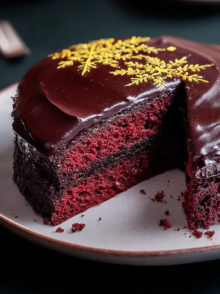 Irresistible Beetroot Chocolate Cake Recipe – Moist & Rich First Image