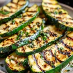 Irresistible Grilled Zucchini with Garlic and Herbs Recipe First Image