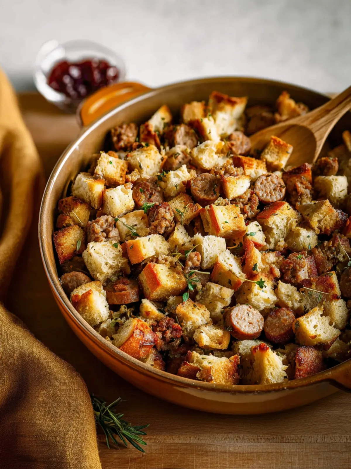 Easy Sausage and Herb Stuffing First Image