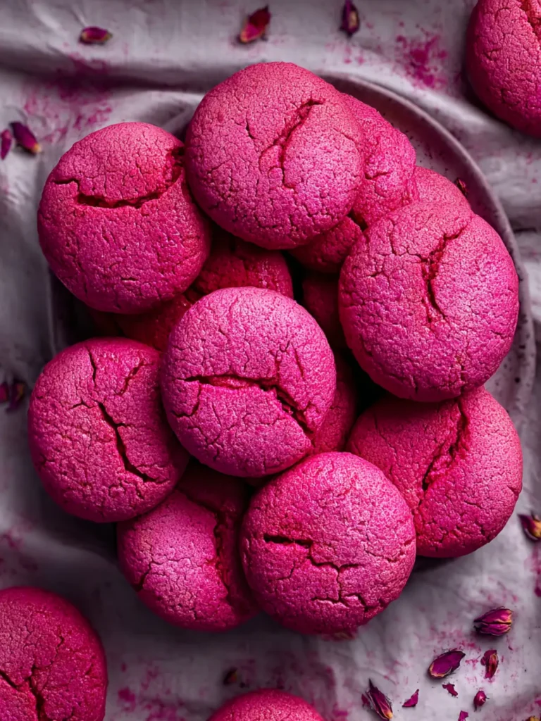 Vibrant Rose & Beet Pink Cookies for Guilt-Free Indulgence First Image