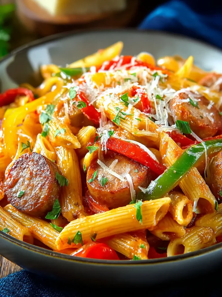 Savory Sausage and Pepper Pasta: A Cozy Italian Delight First Image
