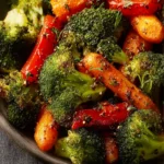 Roasted Broccoli and Carrots First Image