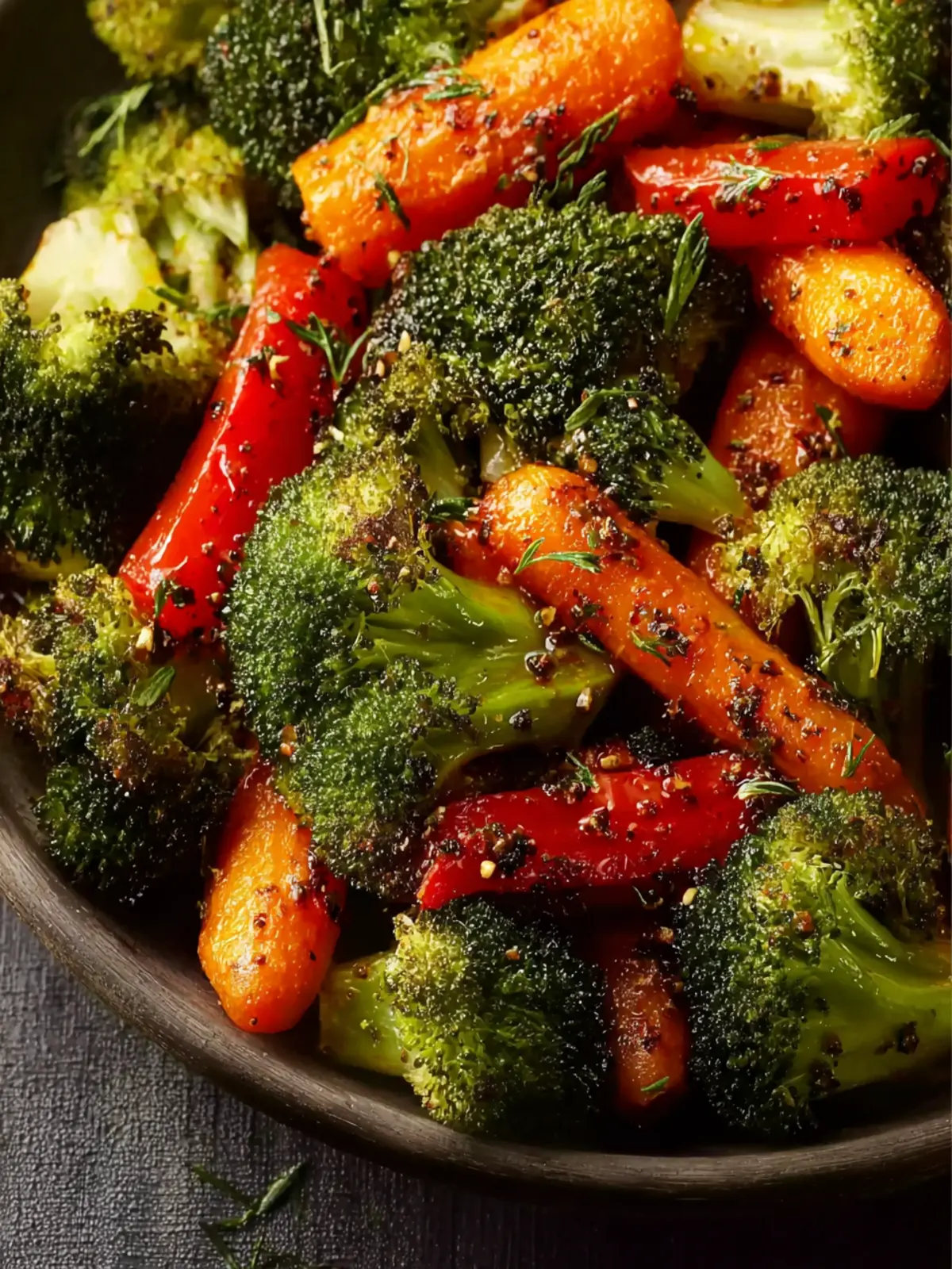 Roasted Broccoli and Carrots First Image