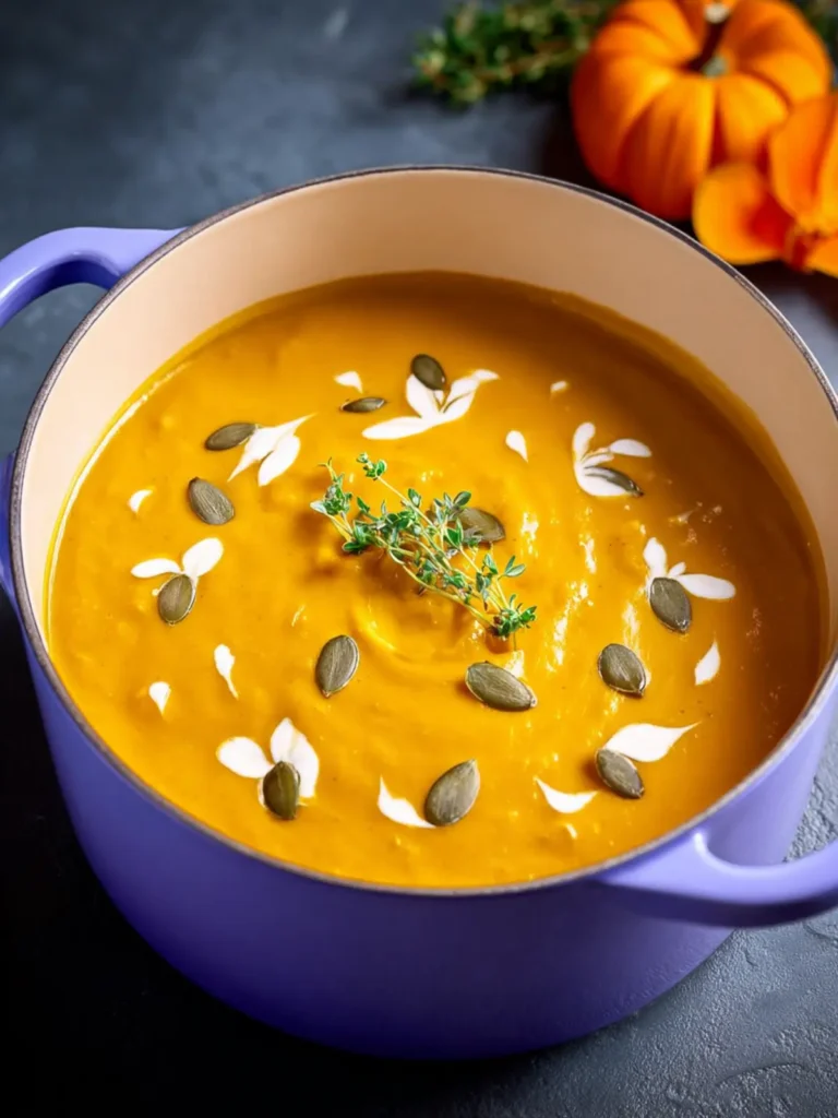 Creamy Pumpkin Soup with Canned Pumpkin First Image