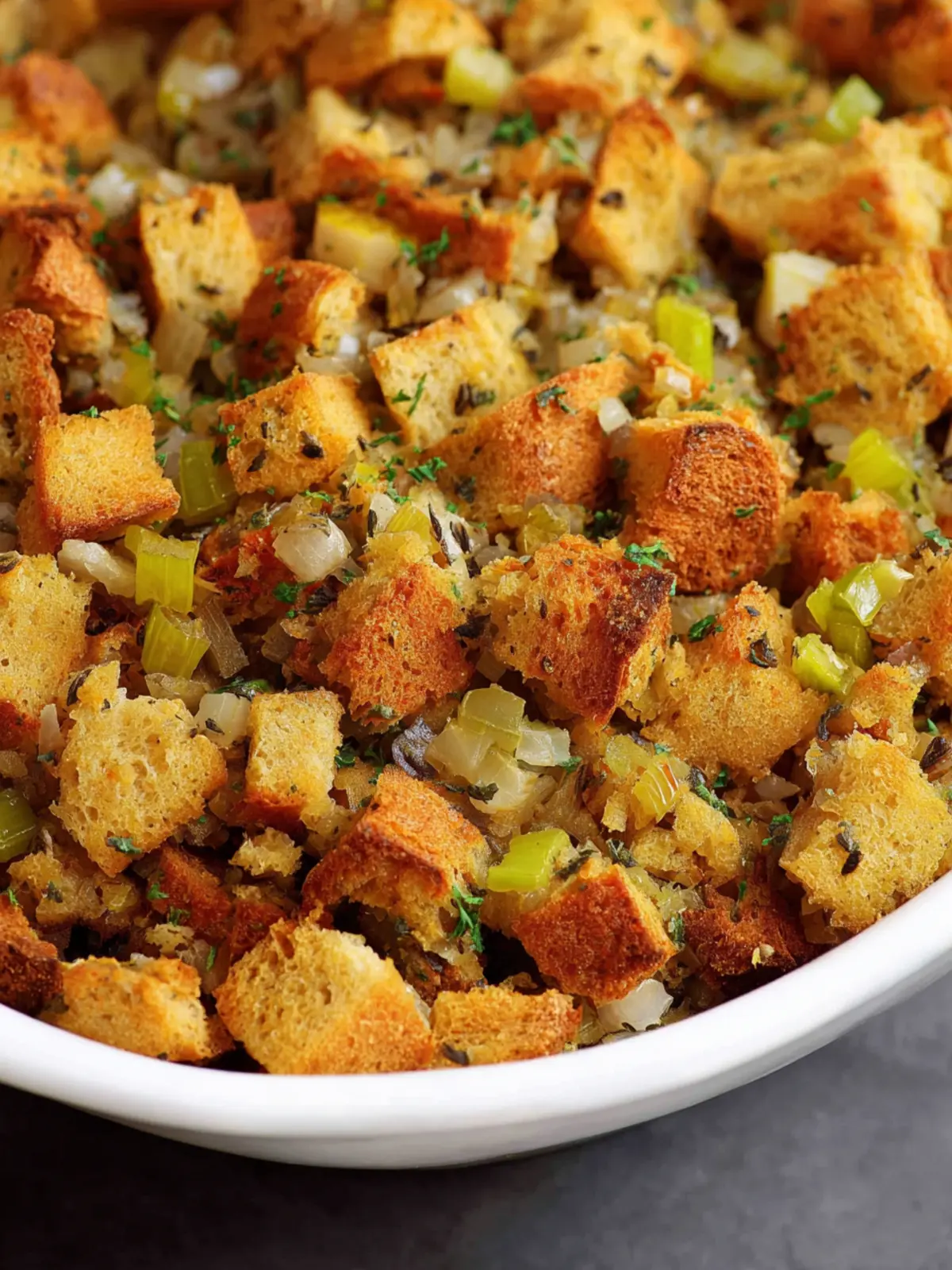 Apple, Onion, and Celery Stuffing First Image