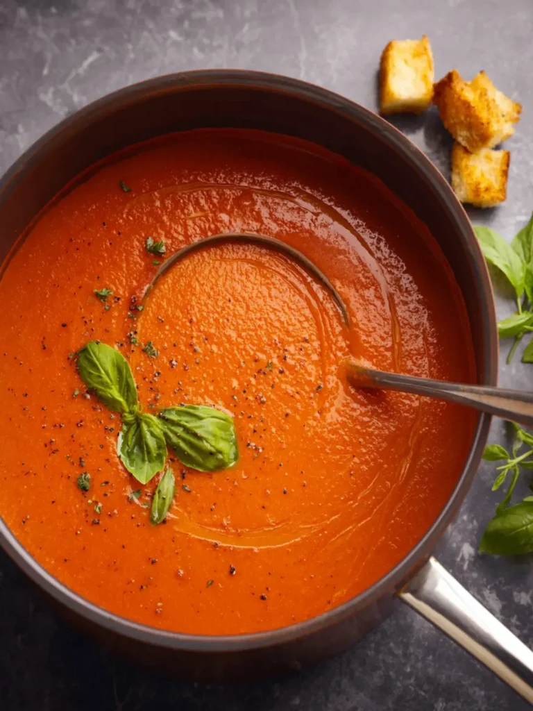 20 Minute Creamy Tomato Soup First Image